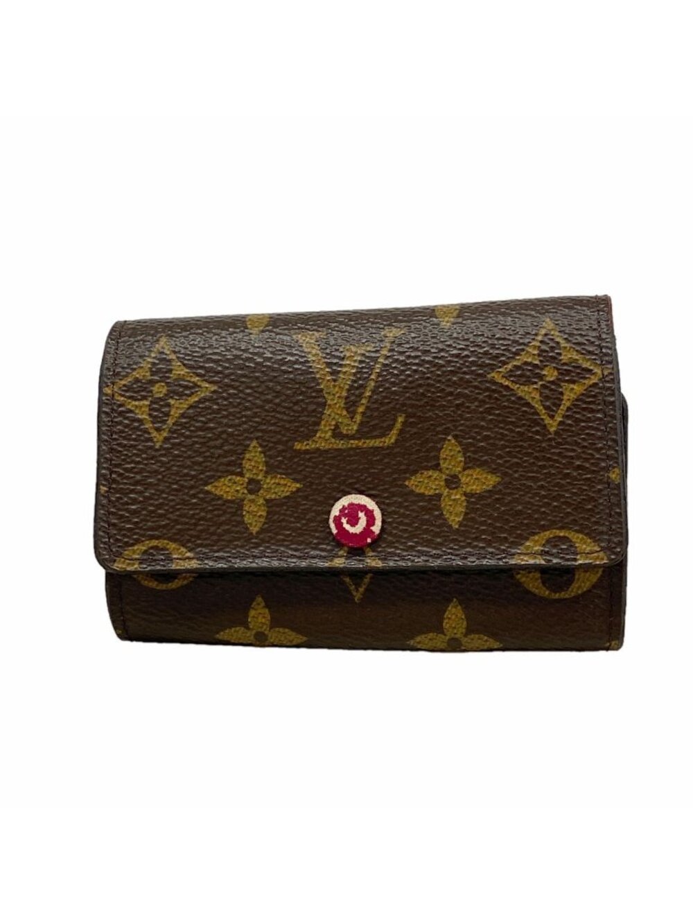 Louis Vuitton Key Case Monogram Multicles 6 Fuchsia Key Holder